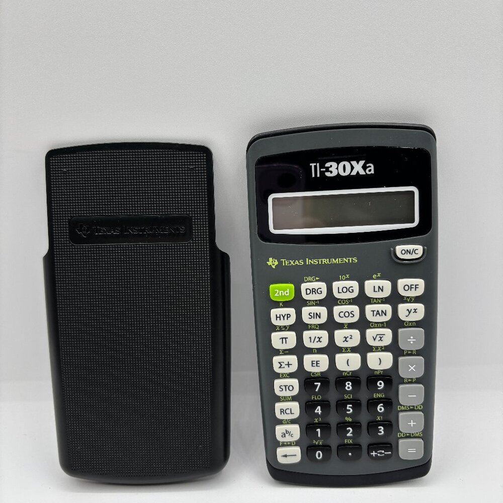 Texas Instruments TI-30Xa Scientific Calculator With Cover